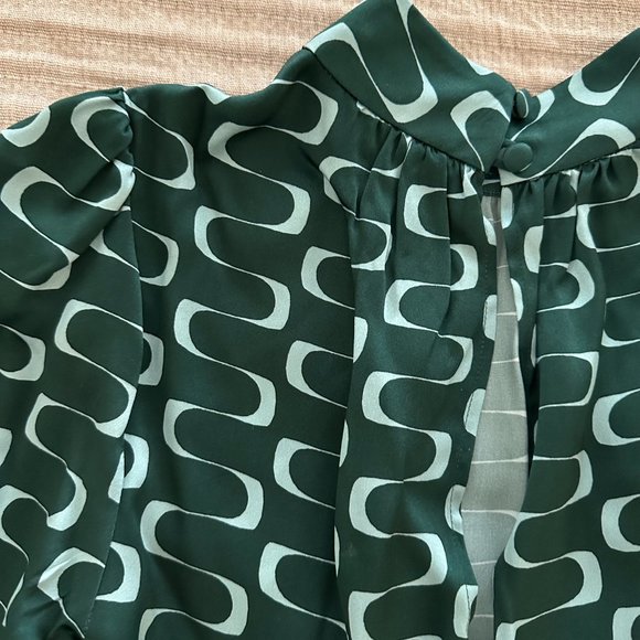 Reformation Samuel Silk Mini Long Sleeve Dress, size 2. Worn Once! Party Dress - Picture 6 of 12